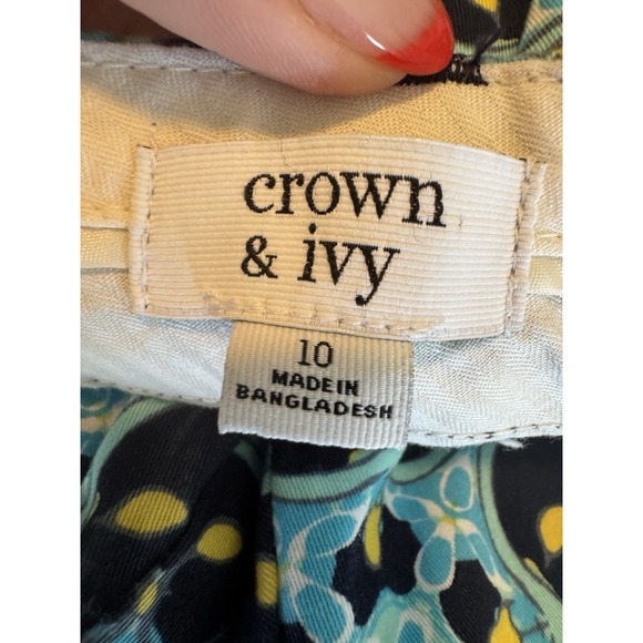 Crown & Ivy Chico Caroline Shorts Size 10 - Picture 6 of 7